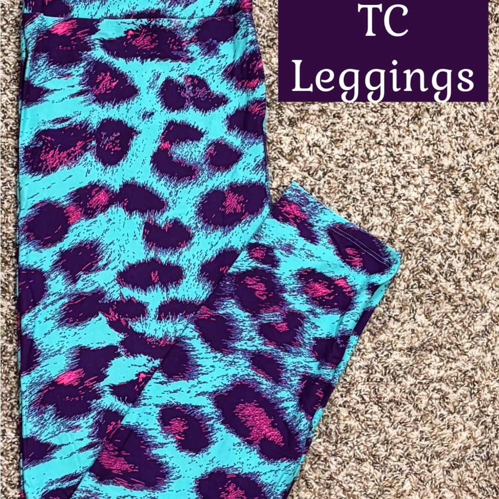 New LuLaRoe Electric Leopard Print Leggings. TC